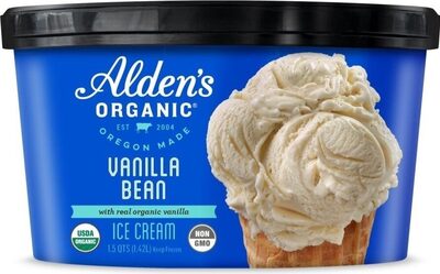 Vanilla bean ice cream, vanilla bean