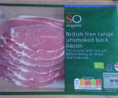 Organic Unsmoked Back Bacon