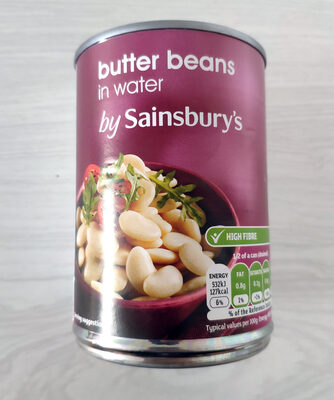 Butter beans in water
