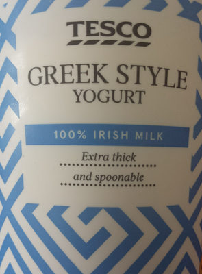 Greek style yogurt