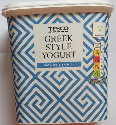Greek style yoghurt