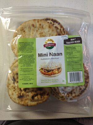 Crispy Just Baked! Mini Naan