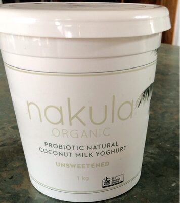 Natural coconut milk yogurt