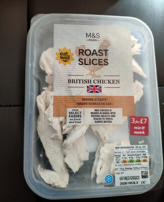 Roast Chicken Slices