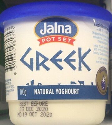 Greek Natural Yoghourt
