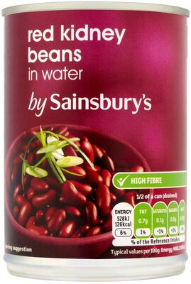 Red kidney beans in water