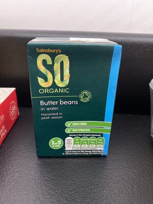 So Organic Butter Beans